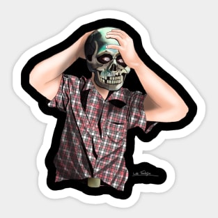 Skull Mask Sticker